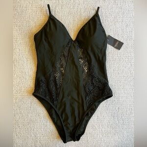 Mossimo Swim One Piece Swimsuit NWT Green Size Medium